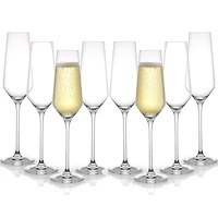 JoyJolt® 7oz. Layla Crystal Champagne Glasses, 8ct.
