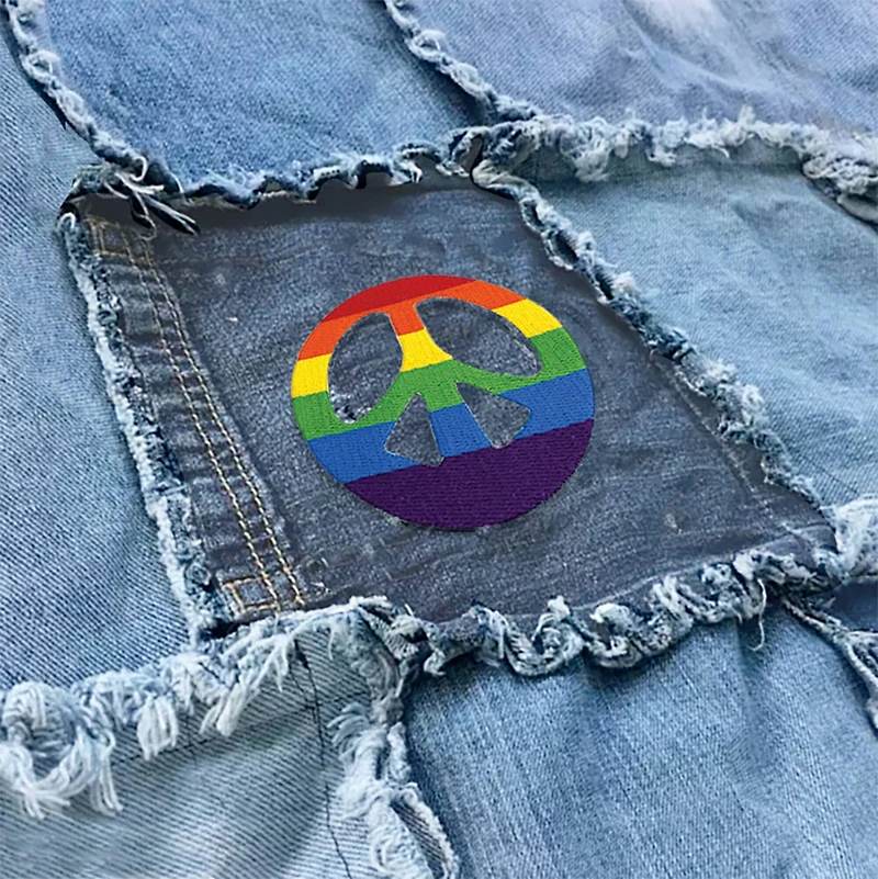 Gwen Studios Iron-On 3" Peace Sign Patch