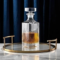 JoyJolt® 27oz. Gatsby Art Deco Whiskey Decanter