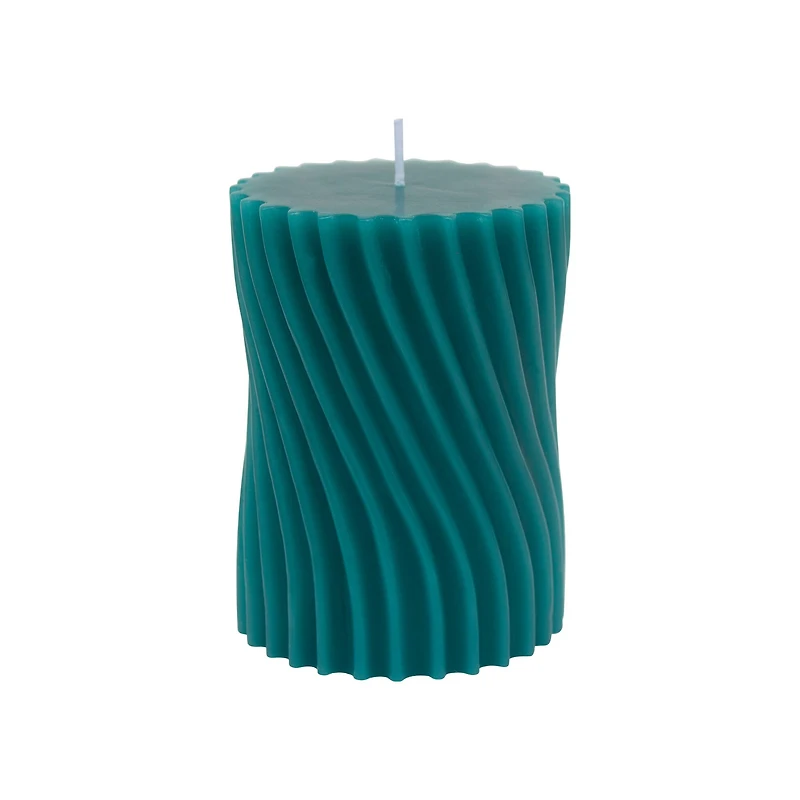 Sweet Agave Scented Waves Pillar Candle by Ashland