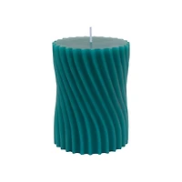 Sweet Agave Scented Waves Pillar Candle by Ashland