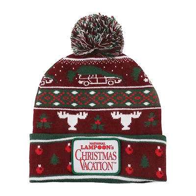 National Lampoon's Christmas Vacation™ Red & Green Pom Pom Beanie