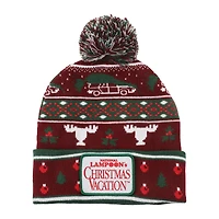 National Lampoon's Christmas Vacation™ Red & Green Pom Pom Beanie