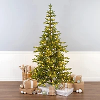 7.5ft. Pre-Lit Dancer Pine Artificial Christmas Tree, Clear Lights