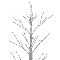 4ft. Pre-Lit White Birch Twig Artificial Christmas Tree, Pure White LED Lights