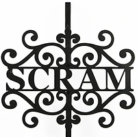 16" Halloween Scram Wreath Hanger