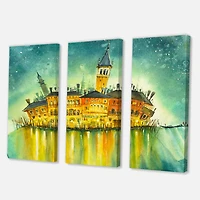 Designart - Idyllic Island of Venice At Night
