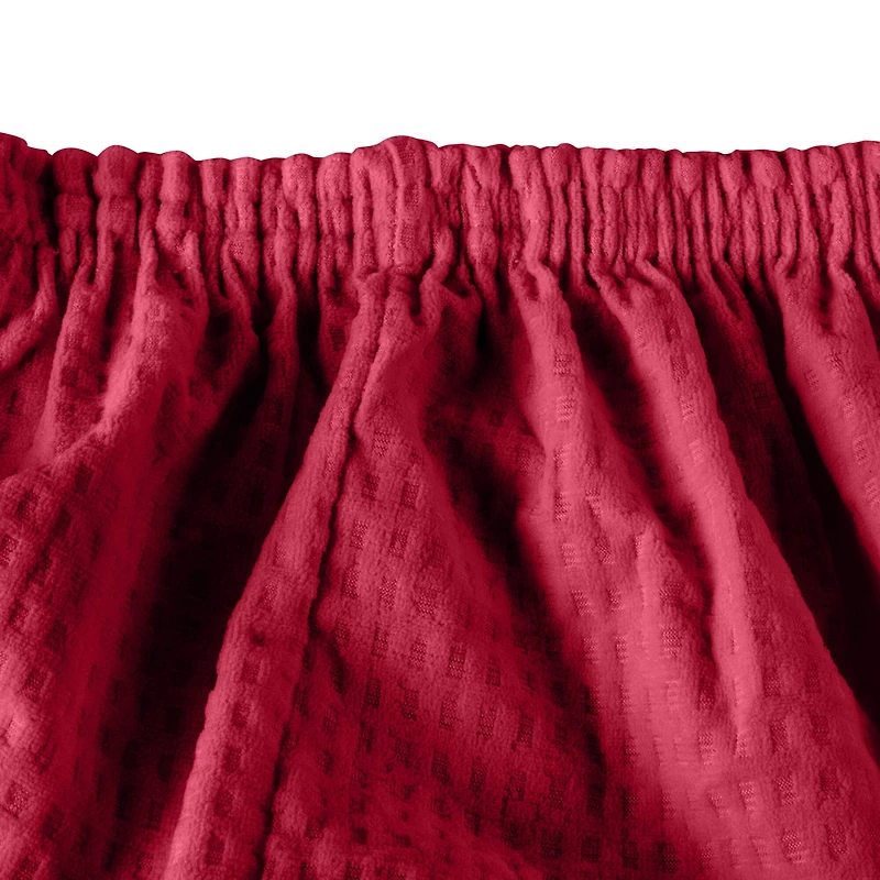 Home Details Waffle Design Dining Chair Slipcover