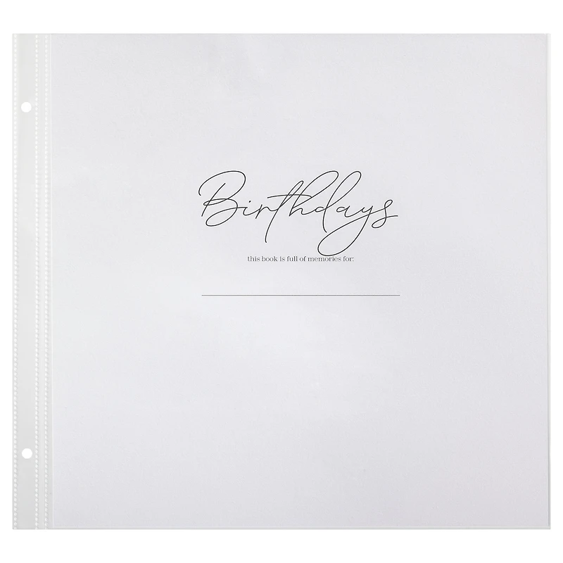 12" x 12" Birthdays Guided Scrapbook Layouts by Recollections™