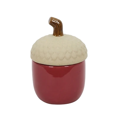 6.5" Acorn with Lid Decorative Container by Ashland