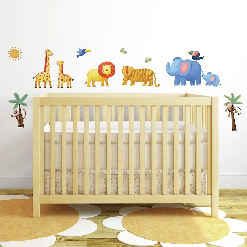 RoomMates Jungle Adventure Peel & Stick Wall Decals