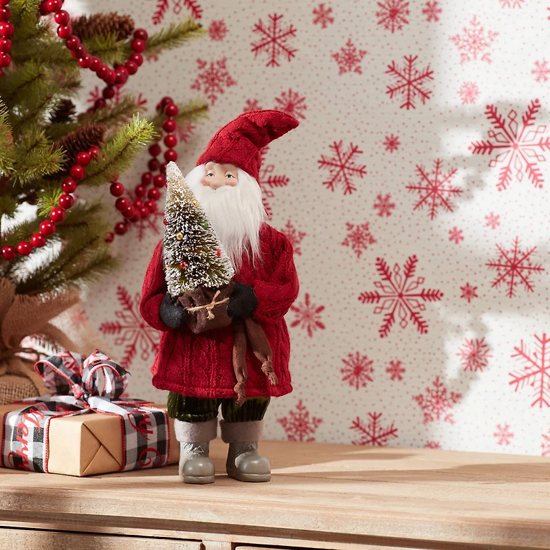 15" Standing Santa Décor