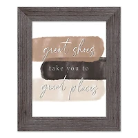 Great Shoes to Great Places Western Framed Print