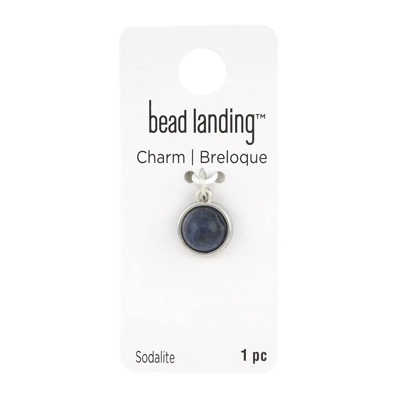 Round Sodalite Charm by Bead Landing™