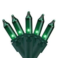 100 ct. Green Mini Commercial Grade Mini String Lights
