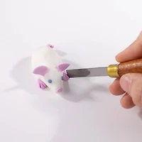 DAS® Steel with Wood Handle Spatula Clay Modeling Tool Set