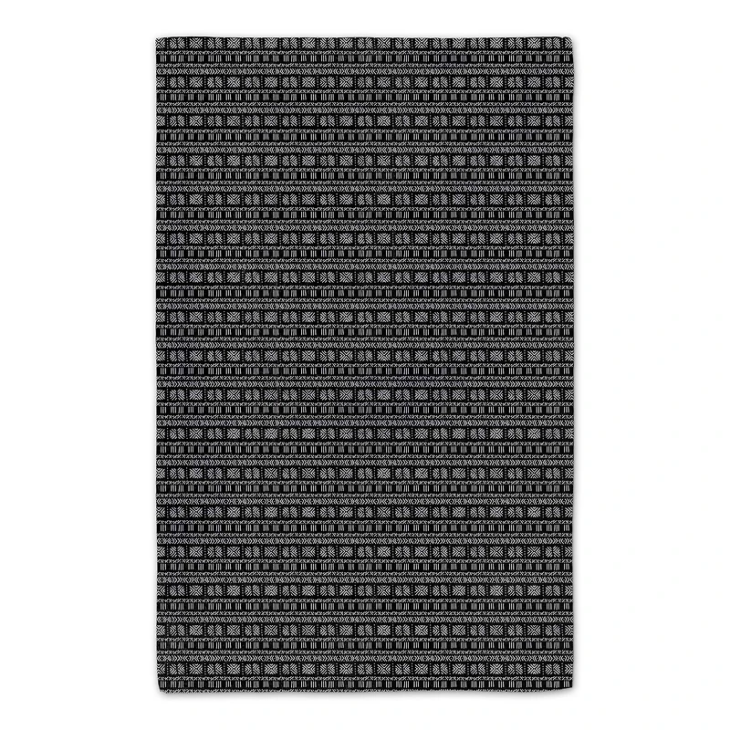 Creep White Mudcloth Tea Towel Set