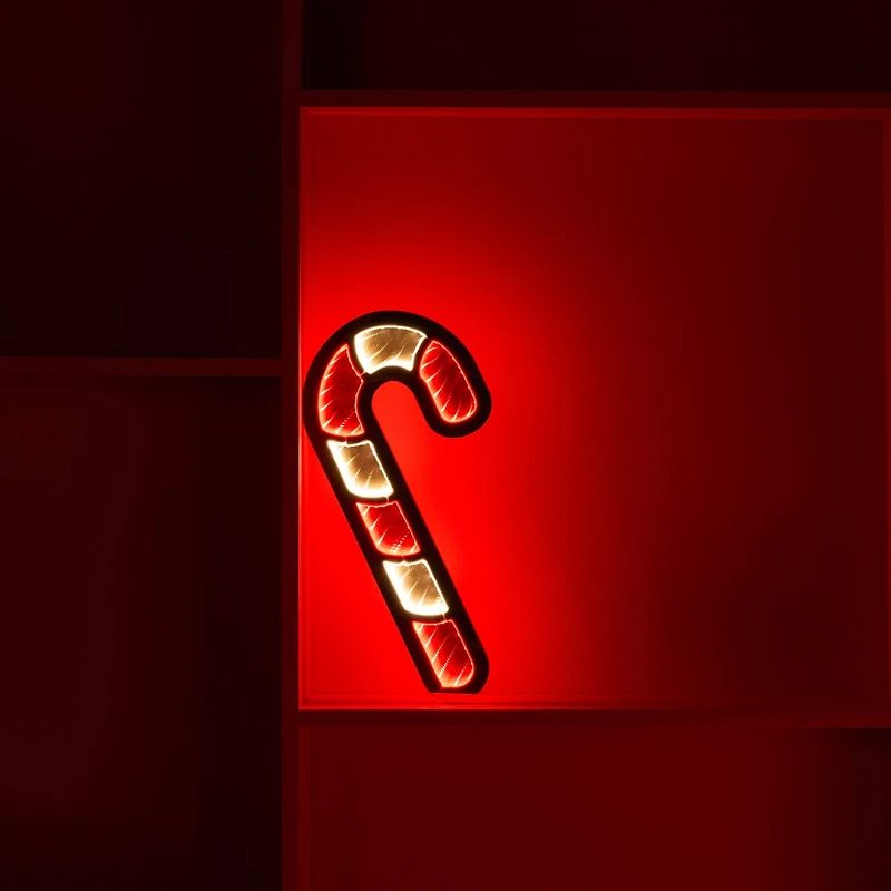 16" Holiday Candy Cane Ekko Light Display