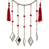 Multi Metal Contemporary Windchime, 31" x 12" x 2"