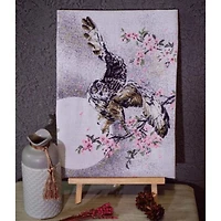 Oven In Sakura Flowers Cross Stitch Kit