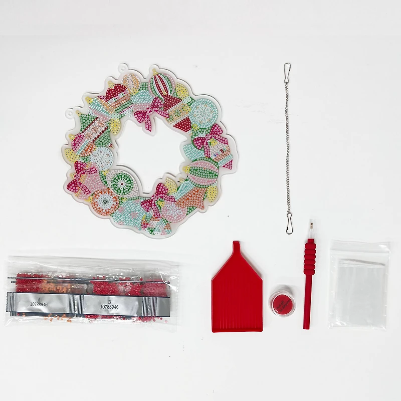 8" Ornament Wreath Diamond Art Kit by Make Market®