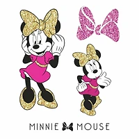 RoomMates Disney® Minnie Mouse Peel & Stick Glitter Wall Decals