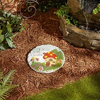 9.75" Welcome To My Garden Stepping Stone
