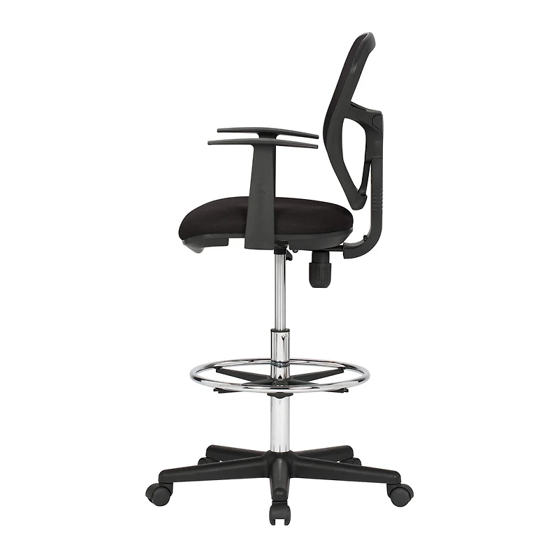Studio Designs Riviera Height Adjustable Drafting Chair with Mesh Back