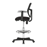 Studio Designs Riviera Height Adjustable Drafting Chair with Mesh Back