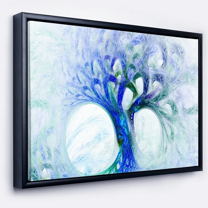 Designart - Blue Mystic Psychedelic Tree