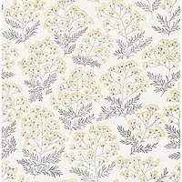 NuWallpaper Yellow Wethersfield Peel & Stick Wallpaper