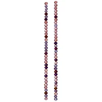 Amethyst Rondelle Glass Beads, 3mm by Bead Landing™