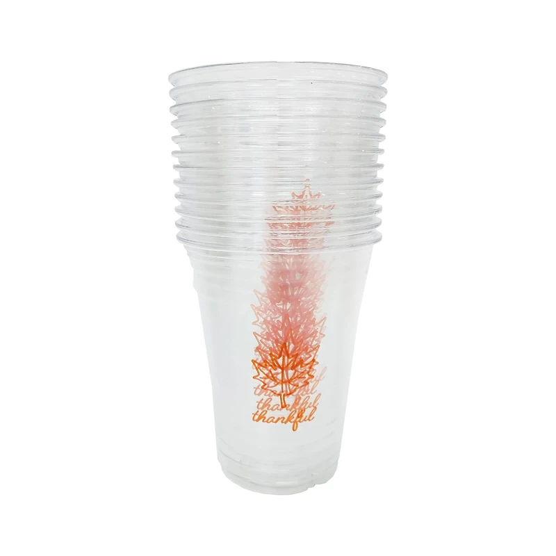 16oz. Thankful Plastic Cups, 12ct. by Celebrate It™