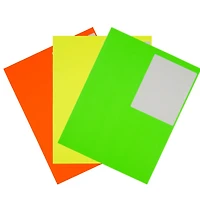 JAM Paper Extra Large Bright Neon Shipping Address Label Stickers, 360ct.