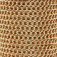 6yd. Gold Curb Chain by Bead Landing