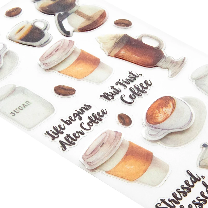 Coffee Themed Stickers by Recollections™