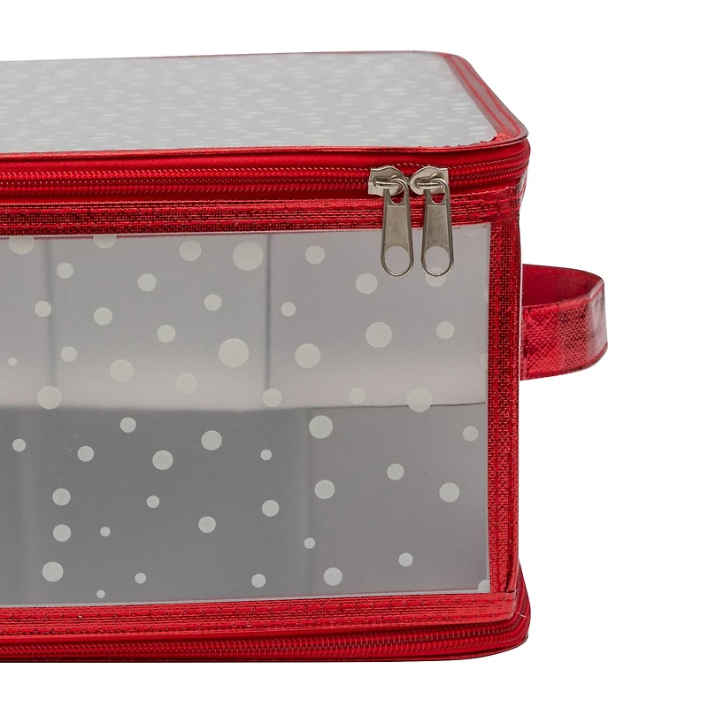 Simplify Red Ornament Storage Organizer