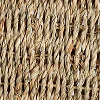 Hello Honey® 20" x 14" Natural Hand-Woven Seagrass Tray with Handles