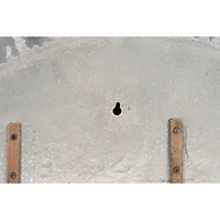 Hello Honey® Magnesia Halibut Fish on Metal Stand, 30" x 22.5"