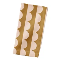 Scalloped Circle  10" x 10" Cotton Twill Napkin