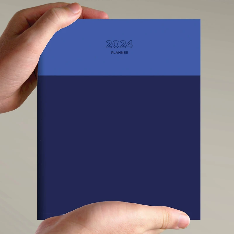 TF Publishing Medium 2024 Blue Blocker Monthly Planner