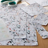 White Terrazo Paper by Recollections™, 12" x 12"