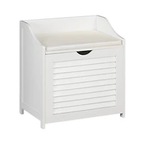 Household Essentials Single-Load Cabinet Hamper Seat
