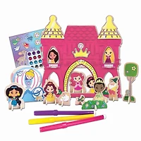Disney Princess: Wood Castle Activity Building & Decorating Set