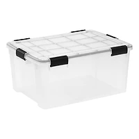 Iris® 60 qt. Clear Plastic Storage Bin, 4 Ct.