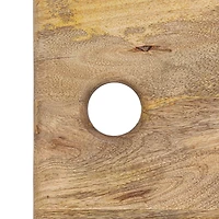 Hello Honey® 21.5" Natural Mango Wood Rectangle Cheese & Cutting Board