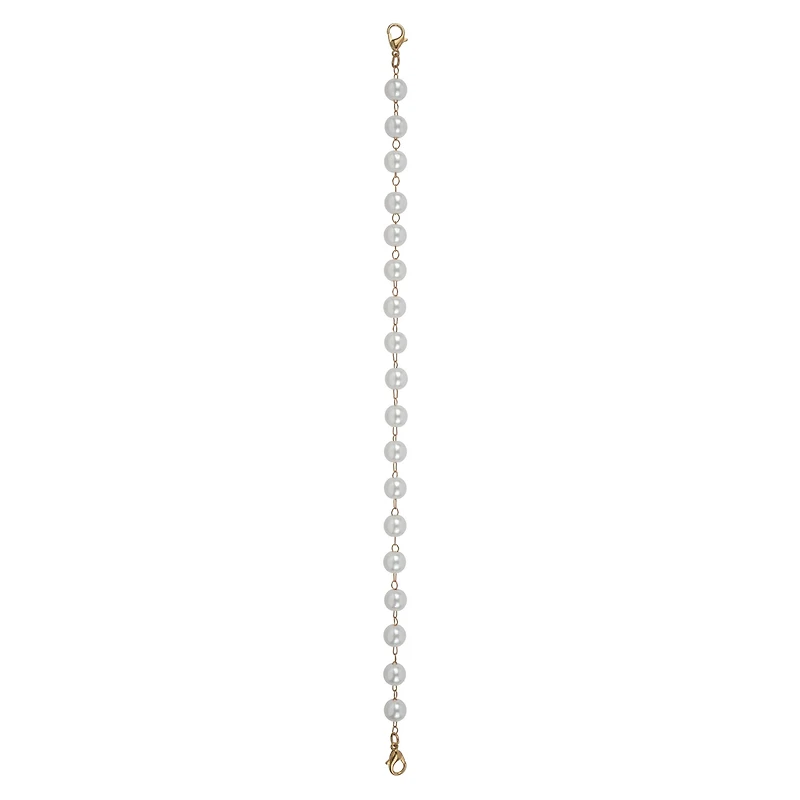 9.5" Gold & White Pearl Trucker Hat Chain by Make Market®