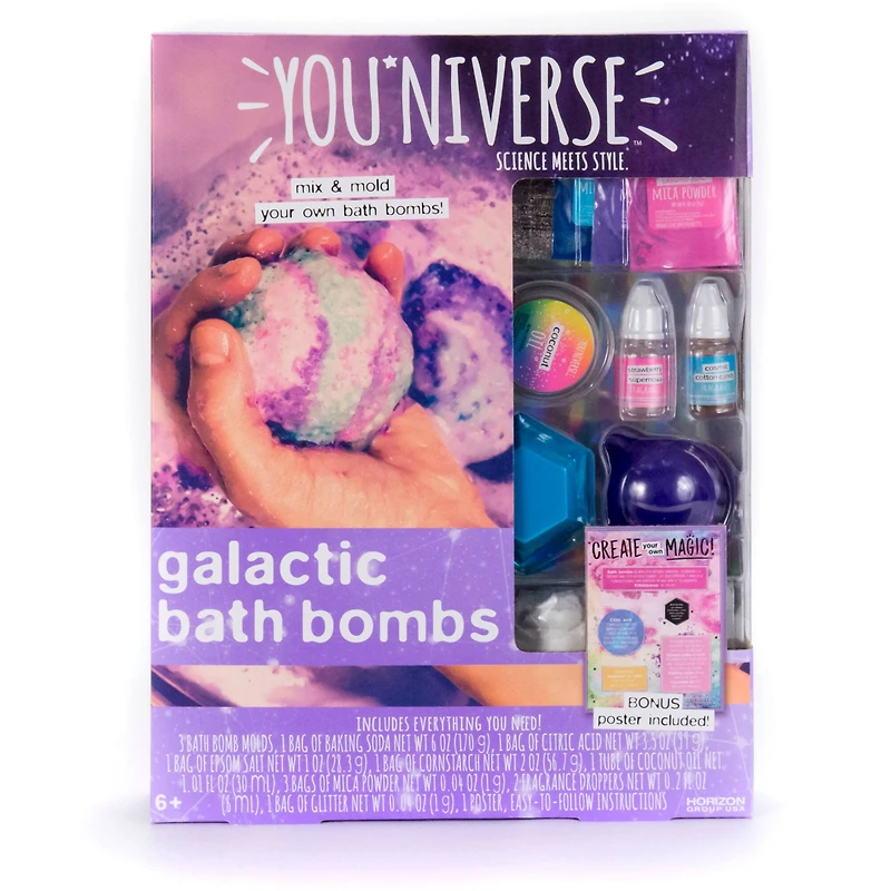 YouNiverse® Galactic Bath Bombs Kit