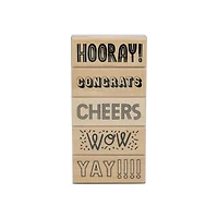 Celebrate Wood Stamp Set by Recollections™