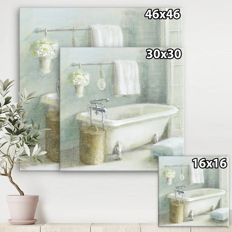 Designart - Pastel Bath I